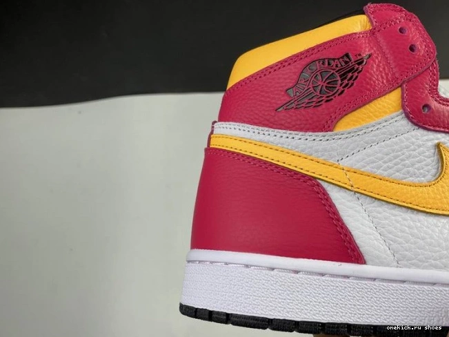 Cheap Air Fusion Jordan Red 1 High 555088-603 OGLight 0723